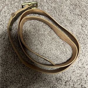 Rag & Bone Elegant Tan Leather Belt